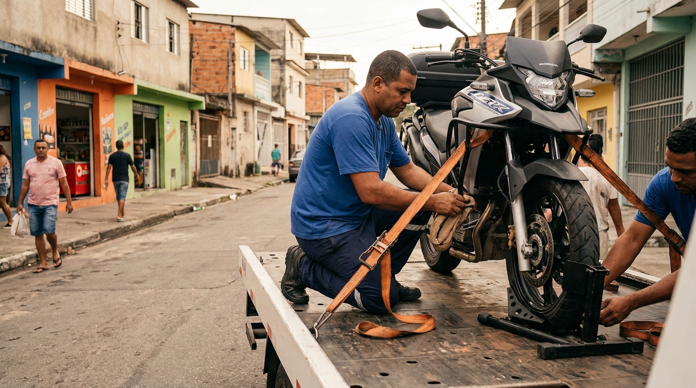Guincho para Moto em Taubaté‑SP
