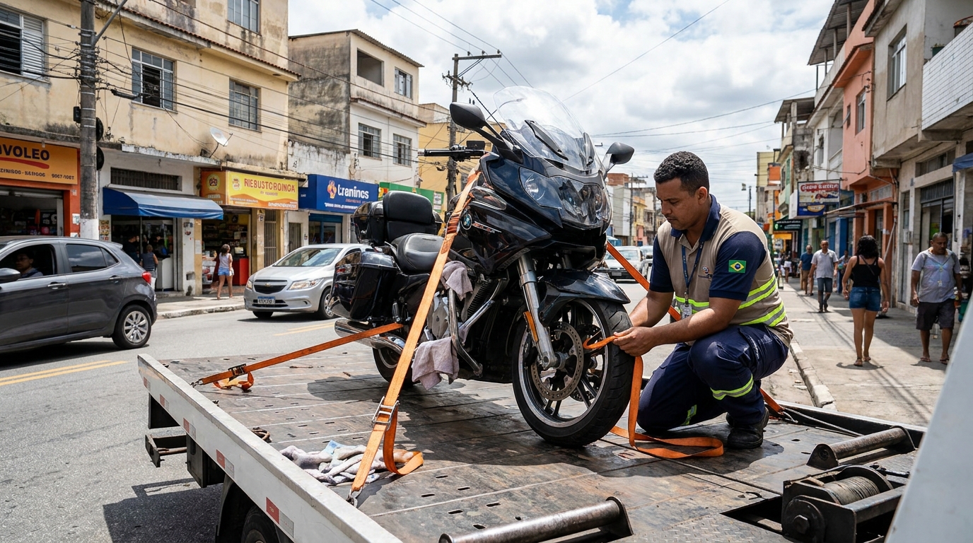 Remoção de Moto em Pane em Taubaté‑SP